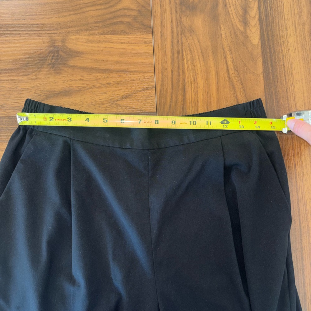 ALL SAINTS Pleated Trouser Black 8 - Picture 15 of 16